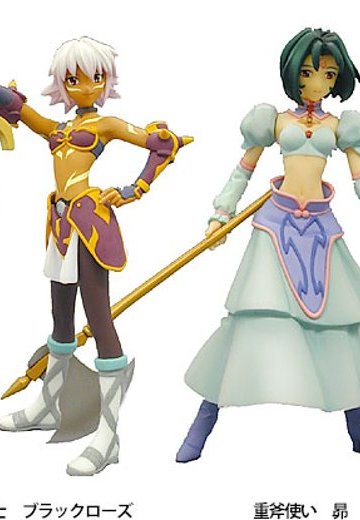 ドットハック・サイン ラバブルコレクション 第2弹 ブラックローズ＆スバル 2种套件 | Hpoi手办维基