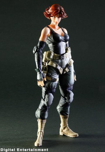 PlayArts改 メタルギアソリッド 梅丽尔・希尔弗伯 可动手办 | Hpoi手办维基