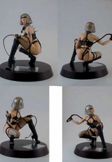 空山基 3Dアートコレクション  Silver Bobbed Replicant PVCスタチュー