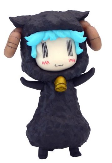 へっぽこ干支フィギュア ぽこひつじ/黑 RESI-CARAT（塗装済み組立てキット） | Hpoi手办维基