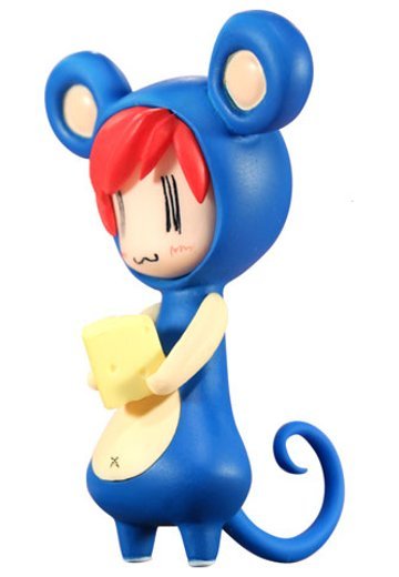 へっぽこ干支フィギュア ぽこね～/青 RESI-CARAT（塗装済み組立てキット） | Hpoi手办维基