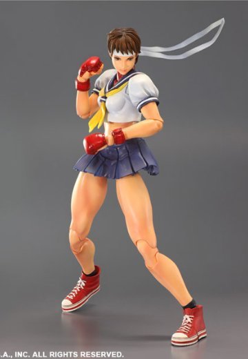 スーパーストリートファイター4 アーケードエディション PlayArts改 Vol.4 さくら | Hpoi手办维基
