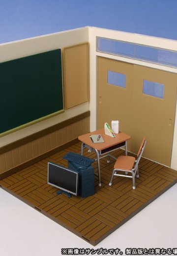 黏土人场景系列＃1 学校生活B套装（走廊侧）