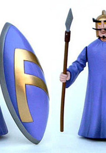 超・漢の魂 天体戦士桑雷德 系列 班普将军 ソフビフィギュア