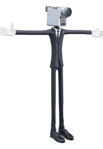 NO MORE 映画泥棒 ベンダブルフィギュア (1)カメラ男 | Hpoi手办维基