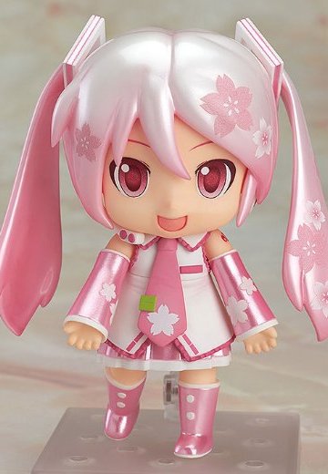 粘土人 #499 初音未来 樱未来打油 | Hpoi手办维基