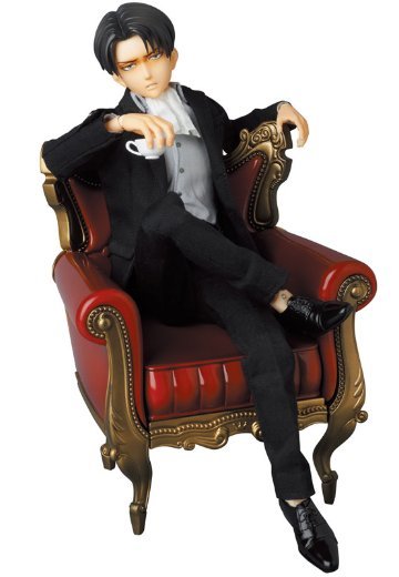 RAH No.697 RAH 进击的巨人 利威尔(西装Ver.) | Hpoi手办维基