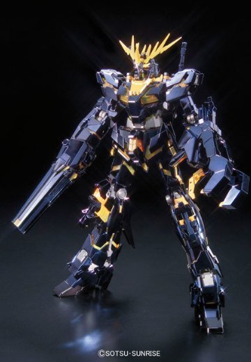 MG 1/100 机动战士高达UC  RX-0 独角兽高达2号机 报丧女妖 Titanium Finish | Hpoi手办维基