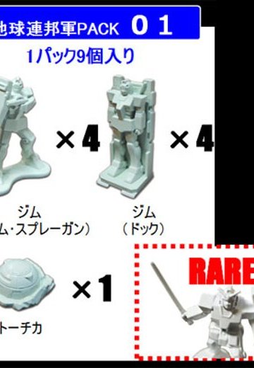 並ベストショー 高达 机の上が一年戦争になる？！ 地球連邦軍PACK 01 | Hpoi手办维基
