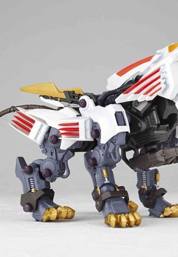 山口式转轮系列 No.093EX ZOIDS(ゾイド) BLADE LIGER MIRAGE(白色超重剑长牙狮) | Hpoi手办维基