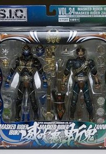 S.I.C. VOL.34 假面骑士イブキ＆ザンキ （假面骑士威吹鬼＆斩鬼） | Hpoi手办维基