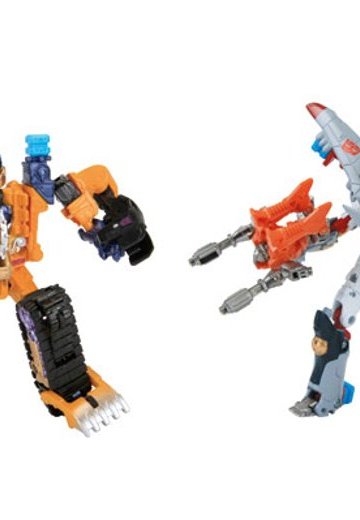 变形金刚 ユナイテッドEXP2 ドーザーMaster vs エアーMaster