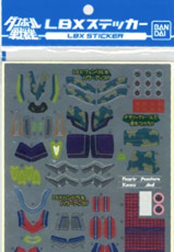 ダン铁球戦机 LBXステッカー(8) LBXフェンリル＆LBX潘朵拉用