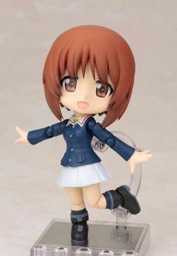 Cu-poche 少女与战车 西住美穗 可动手办