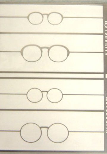 M.S.G モデリングサポートグッズ E102S メガネフレーム2・シルバー | Hpoi手办维基