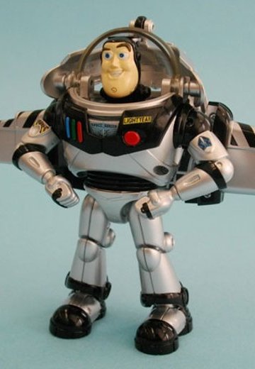 变形金刚 ディズニーレーベル バズ・ライトイヤー スペースシップ モノクローム | Hpoi手办维基