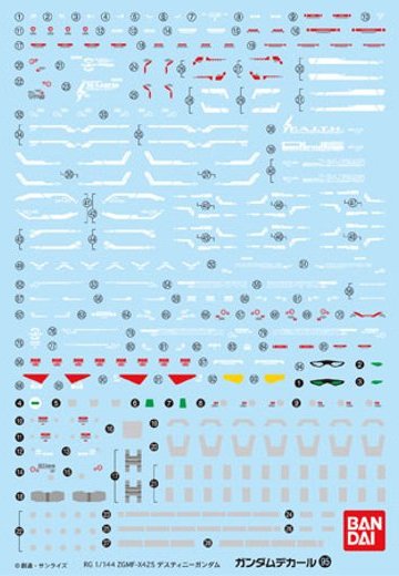 高达デカールVol.95 RGデスティニー高达用 | Hpoi手办维基