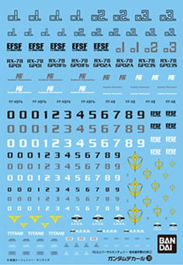 高达 デカール GD30 HGUC 汎用-地球连邦(1) | Hpoi手办维基