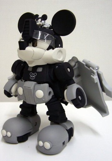 变形金刚 ディズニーレーベル ミッキーマウストレーラー モノクローム | Hpoi手办维基