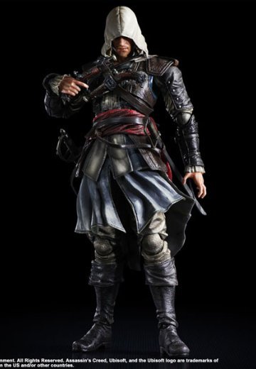 PlayArts改 -KAI- 刺客 クリードIV 黑フラッグ エドワード 可动手办 | Hpoi手办维基