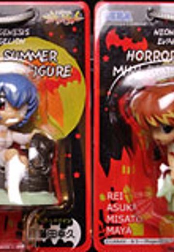 EVA ミニディスプレイフィギュア ホラーサマー 绫波丽/明日香/葛城ミサト/伊吹摩耶 4种SET  | Hpoi手办维基