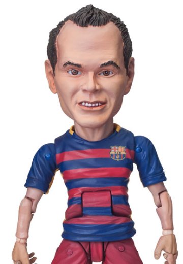 TOYS ROCKA！FC巴塞罗那 伊涅斯塔(A.INIESTA) 可动手办