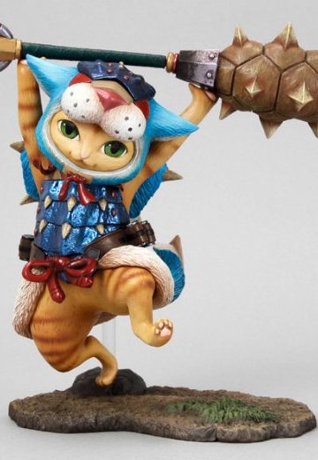 游戏角色系列DX 战斗猫(アシラネコシリーズ) 『モンスターハンターポータブル3rd』より | Hpoi手办维基