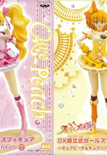 フレッシュ 光之美少女！ DX组立式ガールズフィギュア -キュア碧琪公主＆キュア帕因- 2种套件  | Hpoi手办维基
