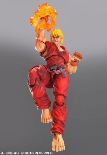 スーパー街霸4 アーケードエディション PlayArts改 Vol.4 ケン | Hpoi手办维基