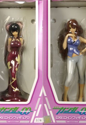 高达OO(OO) DXヒロインフィギュア2 斯美拉基・李・诺瑞加/王留美 2种套件 