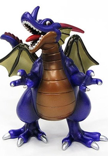 勇者斗恶龙 ソフビモンスター 限定メタリックカラーバージョン 001 りゅうおう | Hpoi手办维基