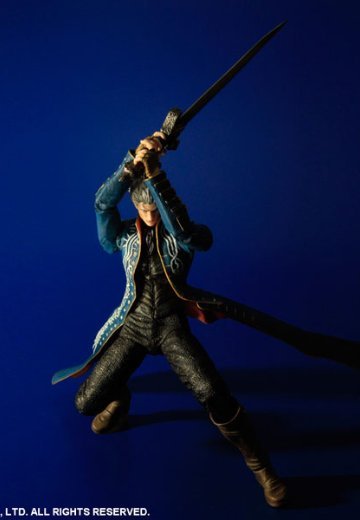 DEVIL MAY CRY 3（デビルメイクライ3）PlayArts改 维吉尔 可动手办 | Hpoi手办维基