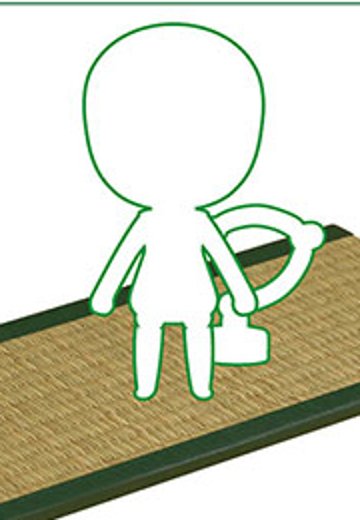 黏土人もあ 榻榻米 绿