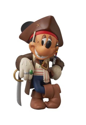 ヴァイナルコレクティブルドール No.185 ミッキーマウス(ジャック・スパロウ Ver.2.0) | Hpoi手办维基