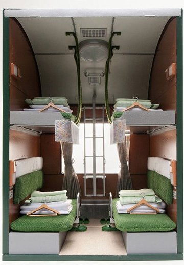 部品模型系列 1/12 内装模型 24系25形トワイライトエクスプレスB寝台 | Hpoi手办维基