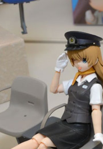 铁道小物系列 EK-09 新型车站座椅(米色)