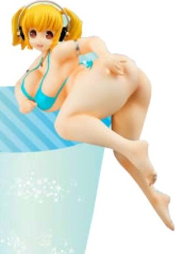 破叉子 压泡面 水色泳衣