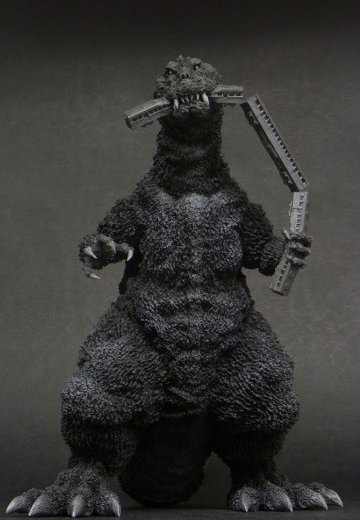 东宝30厘米系列 哥斯拉1954 初代哥斯拉“咬电车版” | Hpoi手办维基