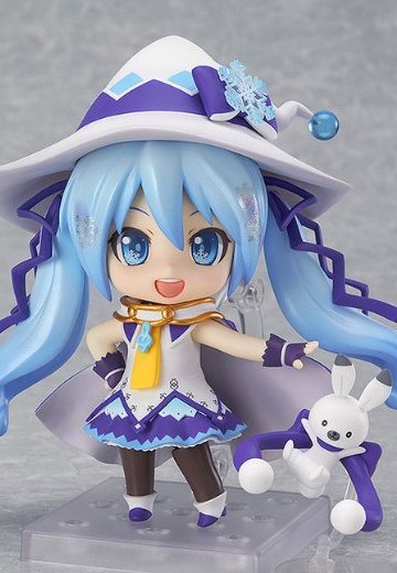 粘土人 #380 初音未来 & 兔子・雪根 雪版本2014 | Hpoi手办维基