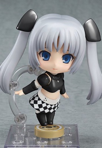 粘土人 #406-b 黑白小姐  黑色