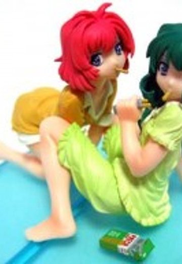 拜托了双子星 宫藤 深衣奈&小野寺 桦恋 Collect 500:Onegai Taraku Ver.B  | Hpoi手办维基