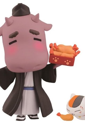 ちびきゅんｷｬﾗ 一番赏 夏目友人帐トリビュートギャラリー～えんむすび物语～ 夏目友人帐 斑 （猫咪老师）&牛脸中级妖怪  | Hpoi手办维基