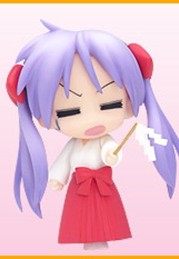 迷你黏土人 幸运星 柊镜 Shrine Maiden 