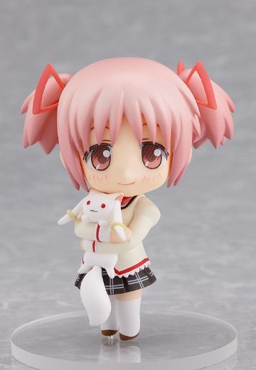 迷你黏土人 魔法少女小圆 鹿目圆香&キュゥべえ  | Hpoi手办维基