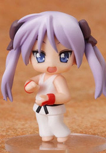 迷你黏土人 幸运星&街霸 IV 柊镜 Lucky Star Street Fighter IV Cosplay 