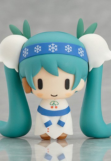 黏土人 ぷらす VOCALOID 初音未来 雪 2015 Snow Bell Ver.  | Hpoi手办维基