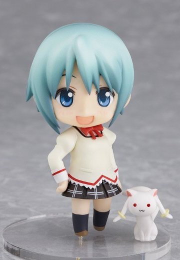 迷你黏土人 魔法少女小圆 キュゥべえ&美树 さやか  | Hpoi手办维基