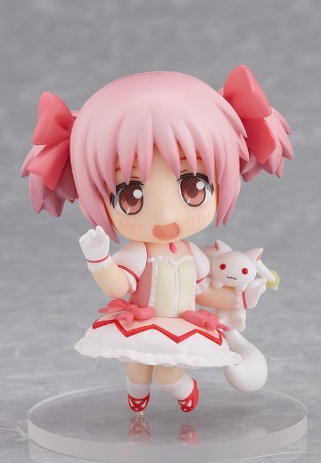 迷你黏土人 魔法少女小圆 鹿目圆香&キュゥべえ  | Hpoi手办维基