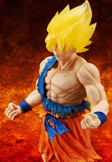 巨型系列 龙珠Z 孙悟空超级赛亚人 破损Ver. | Hpoi手办维基