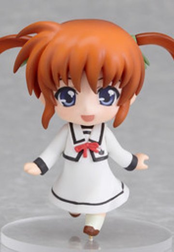 迷你黏土人 魔法少女奈叶MOVIE 1st 高町奈叶 School Uniform  | Hpoi手办维基